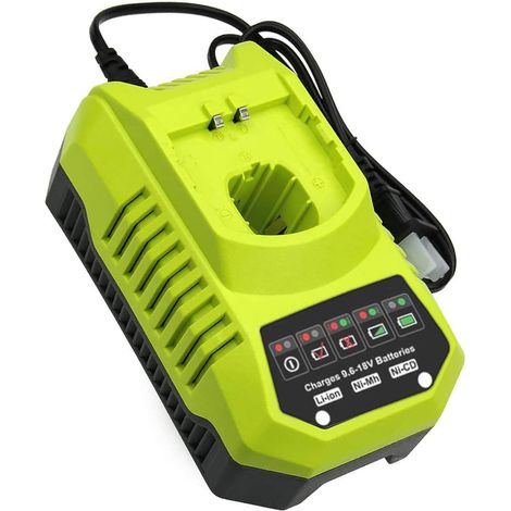 3A 12V-18V P117 Ersatz Ladegerät Kompatibel mit Ryobi ONE+ P108 P107 P104 P105 P102 P103 Werkzeuge Akku (1/5)