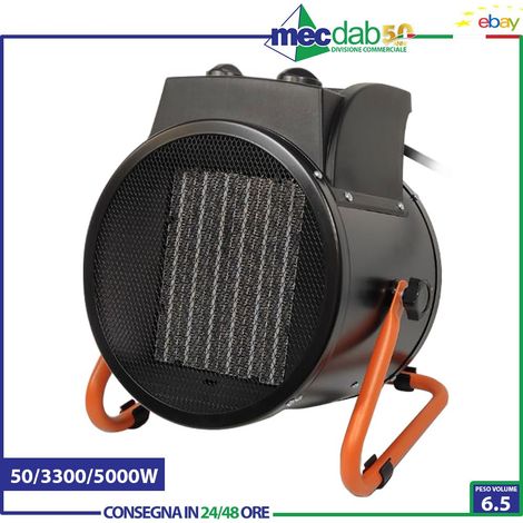 GENERATORE ARIA CALDA BRIXO PTC 5000W - L30xP23xH34 CM