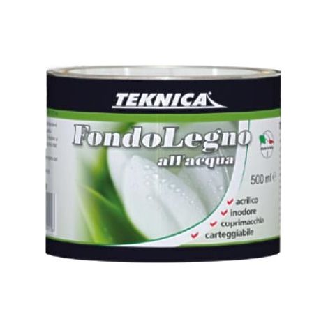 TEKNICA fondo all'acqua per legno inodore riempitivo ml 500 rapida essiccazione