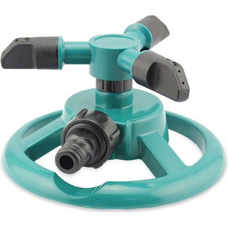 Arroseur de pelouse, arroseur automatique rotatif à 360° pour jardin et pelouse, angle et portée de pulvérisation réglables, outil de jardinage (1/5)