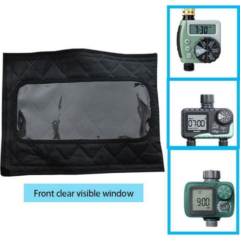 Protecteur Minuterie Arrosage - Fenêtre Transparente - Protection Robinet Extérieur pour Jardin Serre Patio - 1 Pièce (1/5)