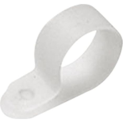 HellermannTyton H9P-N66-NA-M1 Bride de montage vissable 211-60099 Plage de Ø du faisceau 16 mm (max) sans halogène, stabilisé à la chaleur naturel S29947