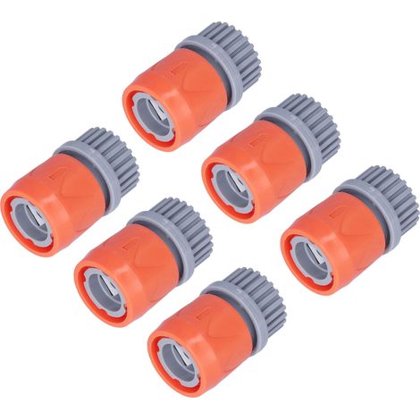6 Stück Kunststoff-Schlauchverbinder, beständig gegen starke Säuren und Rost, Adapter für Saugrohre von Gartenpools, US-Standard (1/5)