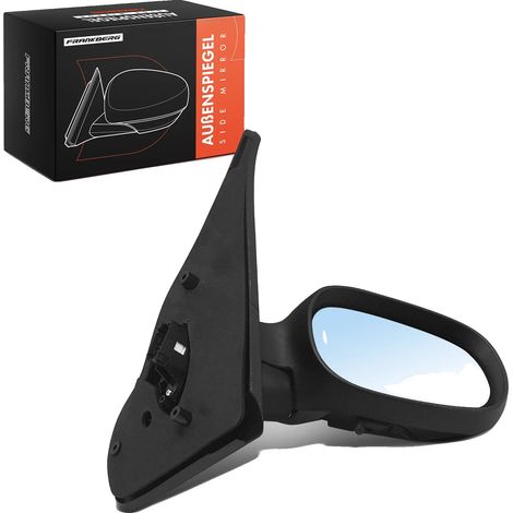 Espejo retrovisor exterior, compatible con Renault Clio 2, accionamiento eléctrico, posición de montaje derecha, diseño convexo, 7 contactos de conexión. (1/5)