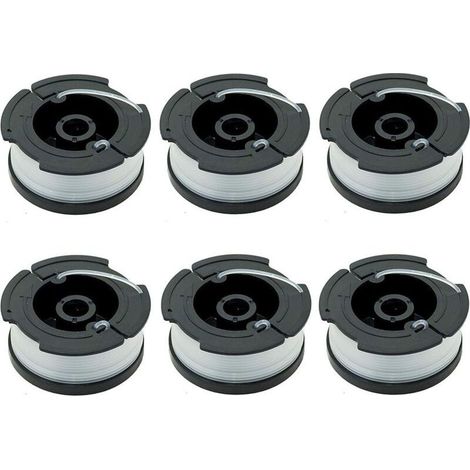Paquet de 6 Bobines A6481 A6485 pour Black Decker Coupe Bordures (1/5)