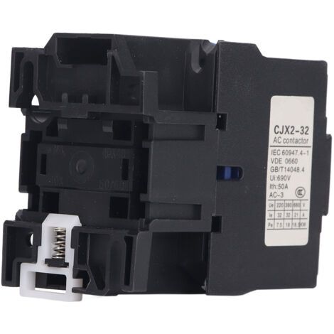 Contacteur AC 32A, 3 pôles, Contact argenté, Rail DIN normalement ouvert, électrique, 220V (1/5)