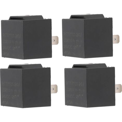 Relay JD2914 457 to 5 pins 24 V, 4 pieces, for cars, trucks, camionnettes, motorcycles, boats fast (1/5)