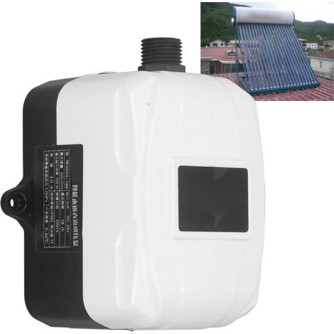 Pompe de surpression d'eau domestique 120 W avec capteur de débit et interrupteur marche/arrêt, surpresseur automatique 24 V pour douche, hauteur de refoulement maximale 18 m, compatible avec les norm (1/5)