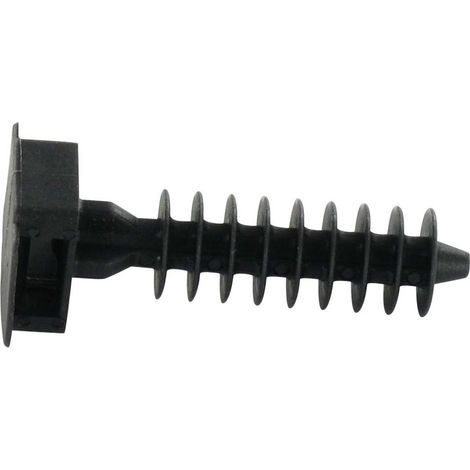 SUPPORT MURAL Forme Cheville nylon noir à 9.6-30 pièces (1/2)