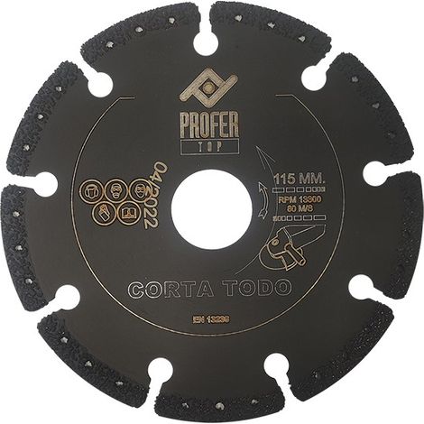 DISCO DIAMANTE CORTA TODO - 230X5 MM