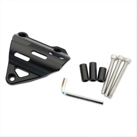 Wasserpumpenschutz für Motorräder, schwarzer Kurbelgehäuseschutz, universelle Stoßdämpferabdeckung, Motorschutzabdeckung für Motorräder, robustes Ersatzteil (1/5)