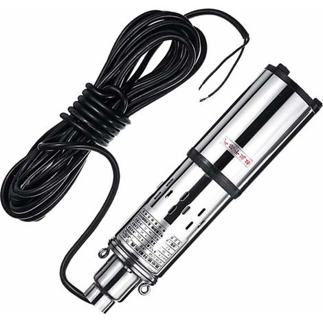 Pompe submersible à énergie solaire, pompe pour puits profonds en acier inoxydable, adaptée aux applications industrielles, domestiques, agricoles, d'irrigation et d'étangs piscicoles. Courant continu