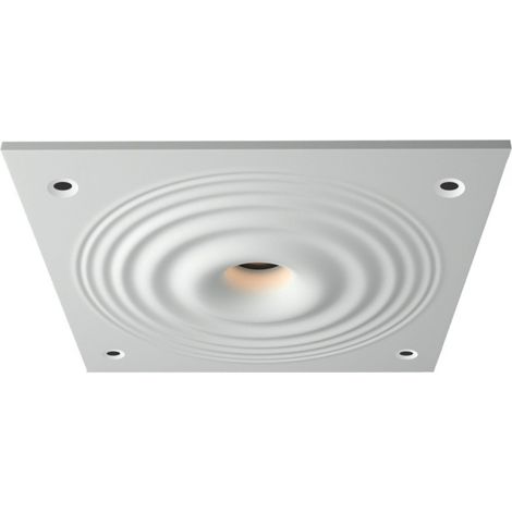 Gipseinbauleuchte mit Welleneffekt - 300 x 300 mm - GU10