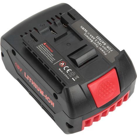 Batterie lithium-ion 18V de rechange avec indicateur LED pour outils sans fil Bosch (1/5)