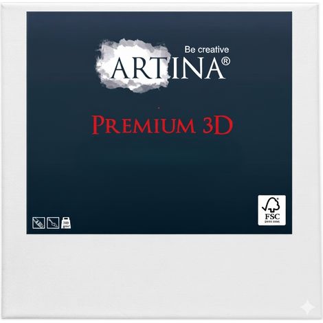Toile sur châssis Premium 3D, 20x30cm, 380 g/m