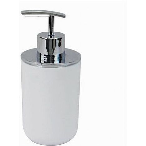 Distributeur De Savon Liquide Blanc Argent Pour Accessoires De Salle De Bain De Remplacement 79862 (1/2)