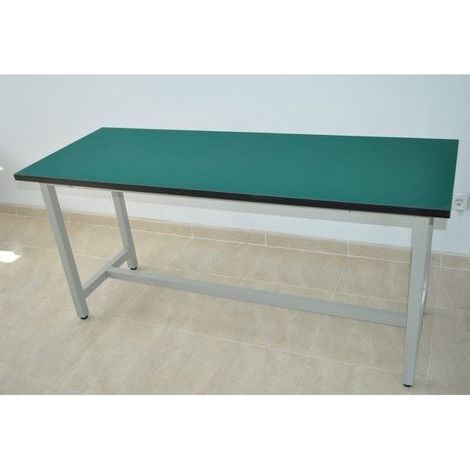 Mesa de trabajo con recubrimiento antiestatico 120cm x 80cm y 75cm altura (1/3)