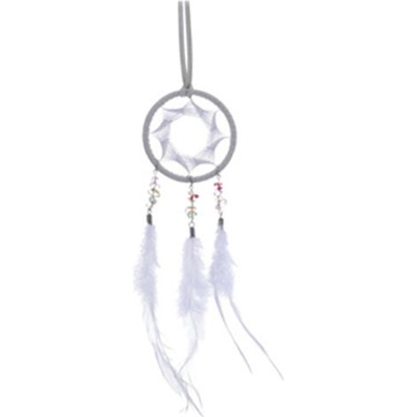 Plumeau de capture de rêves vintage, accessoire suspendu pour voiture, décoration de mariage et maison, ornement bohème (1/5)