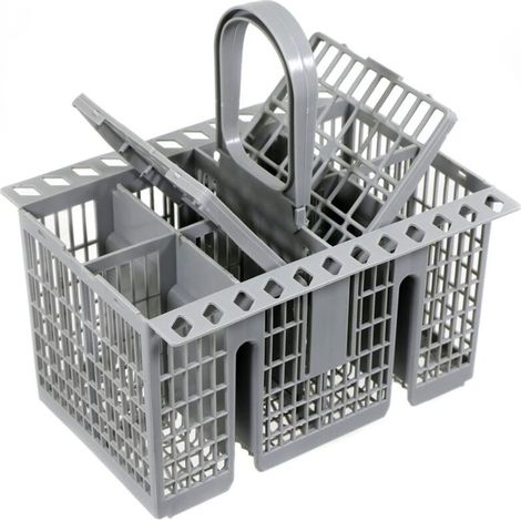 Panier à couverts pour lave-vaisselle Cage universelle compatible avec Hotpoint, pour Indesit, pour Ariston, pour Whirlpool C00257140 C00260860 C00386607 (poignée amovible)-