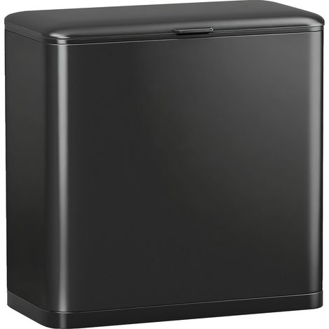 Cubo de basura de acero inoxidable de 8 litros independiente o montado en la pared 211743826 (1/5)