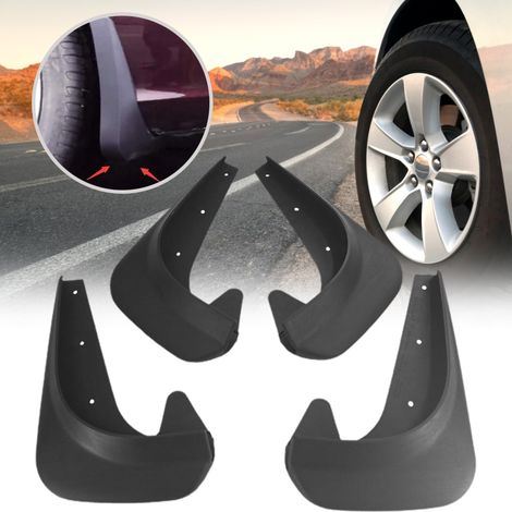 Keenso Garde-boue de Voiture, 4PCS Garde-boue de Voiture Universels Garde-boue Accessoires de Voiture Résistant à L'usure Gardes de Panneau Anti-éclaboussures (1/5)