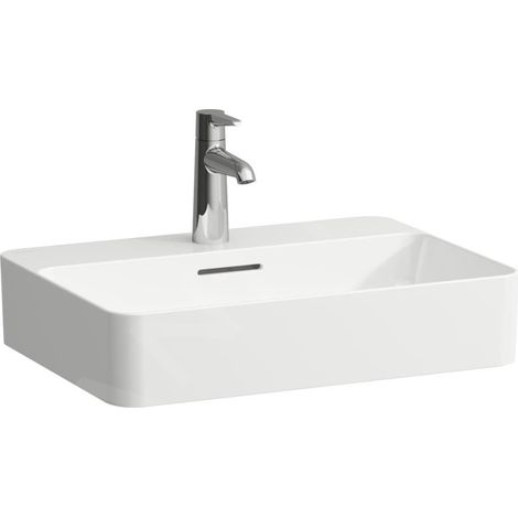 LAUFEN VAL vasque, 1 trou pour robinet, avec trop-plein, (1/3)