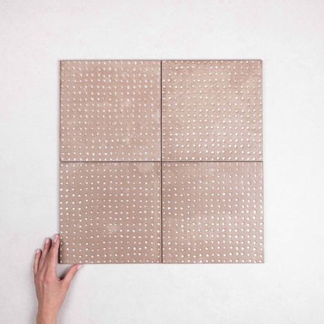 Carrelage Effet Terre Cuite PANGEA 22.3x22.3 cm Spot Chocolate Pangea (1/3)