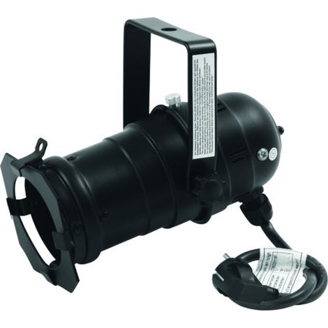 Eurolite PAR-20 Spot Halogen-PAR-Scheinwerfer Schwarz (1/3)