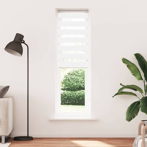 Maison Exclusive - Estor cebra blanco 60x200 cm tejido ancho 55,9
