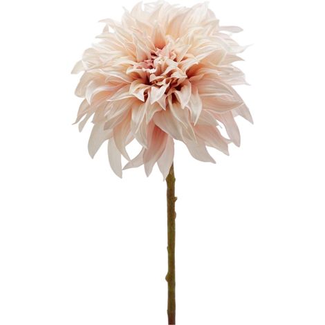 Ramo decorativo artificiale "Dalia Rex" decorazione da 64 cm -Pesca (1/2)