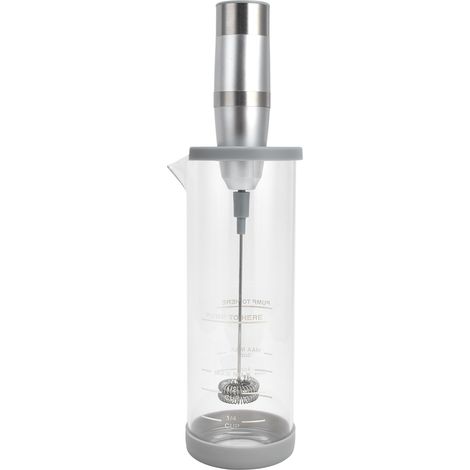 Mousseur à lait électrique, fouet automatique en verre, tasse à mélanger pour café maison (1/5)