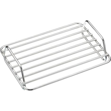 Master Class Padella per grigliare in acciaio inox (dimensioni ridotte, acciaio inox, metallo, 23 x 16,5 cm) (1/2)