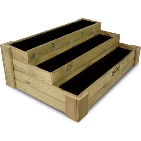Cajón de Cultivo Escalera 210L - 120x80x40 cm (1/5)