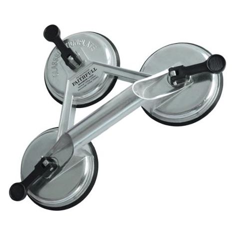 Faithfull Triple Pad Alu Pro Suction Lifter
