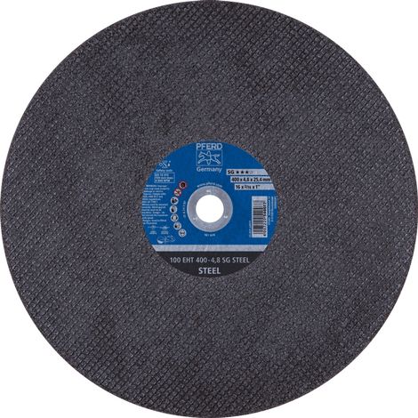 PFERD TOOLS Trennscheibe Trennschleifer EHT 400x4,8x25,4 mm SG STEEL für Stahl (100 m/s) 10 Stk (1/5)