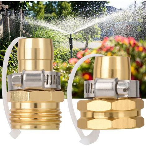 Kit di raccordi a innesto rapido per tubo da giardino, connettori universali per tubo da giardino (1/4)