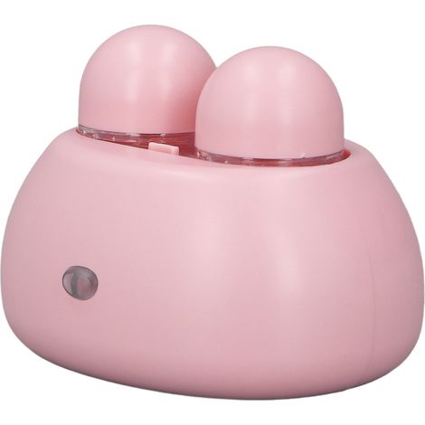 Nettoyeur de lentilles de contact automatique et portable à ultrasons pour la maison (rose) (1/5)