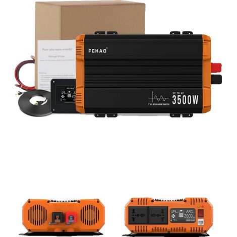 Convertitore di potenza, uscita a onda sinusoidale pura, molteplici protezioni di sicurezza, 3500W-48V (1/2)
