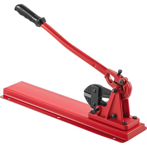 Mophorn 24" Tisch-Hand-Stanzgerät, 3/8" Schnittkapazität, 35-45HRC Härte Crimpwerkzeug, Hochleistungs-Stanzgerät für Drahtseilkabel, rotes, tischmontiertes Stanz- und Schneidwerkzeug (1/5)