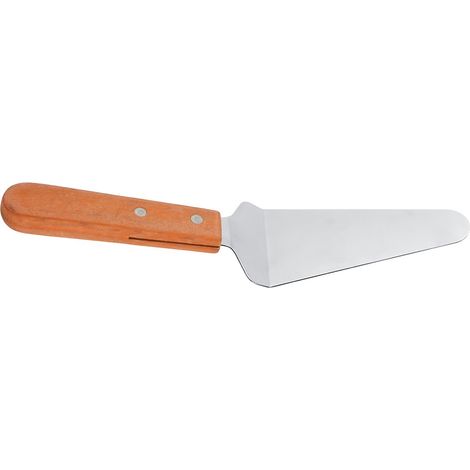 Pelle À Pizza En Acier Inoxydable - Spatule De Cuisine Avec Manche En Bois - Outil De Cuisson Pour Four Et Barbecue - 1 Pièce (1/5)