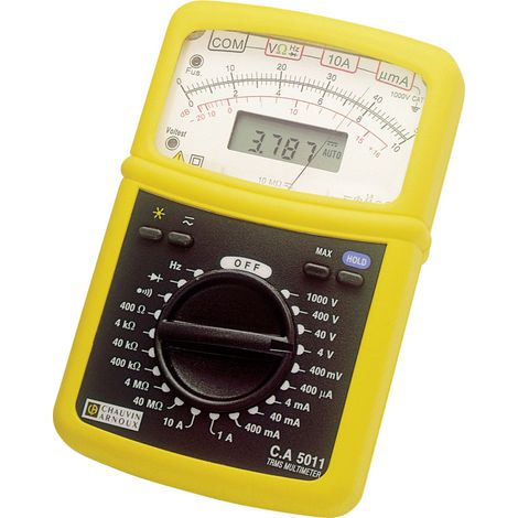 Chauvin Arnoux C.A 5011 Hand-Multimeter  analog, digital  CAT IV 600 V, CAT III 1000 V Anzeige (Coun