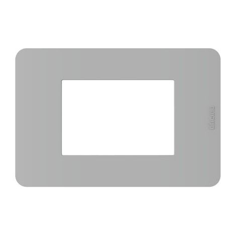 BTICINO Placca MatixGO 3 moduli Grigio