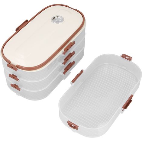 Boîte de rangement pour congélateur de boulettes, conteneur multifonctionnel à 4 couches pour biscuits en PP de qualité alimentaire (1/5)