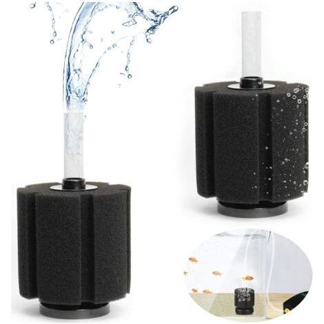 2 pièces Filtre Maille Protection, Filtre à éponge Filtre à air d'aquarium, Filtre à éponge biochimique pour Aquarium, réservoir de Poissons (1/5)