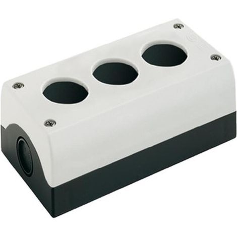 Eaton M22-I3 216538 Aufbaugehäuse 3 Einbaustellen, für Bodenbefestigung (Ø x H) 22 mm x 80 mm Anthr (1/5)