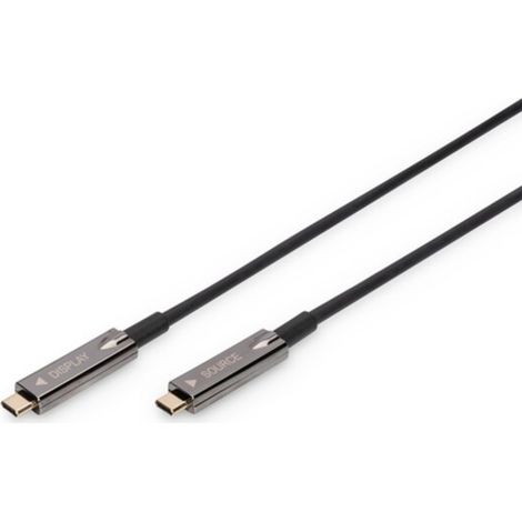 DIGITUS USB 3.1 Kabel Typ C -C St/St AOC Hybrid 4K 60Hz 20m (AK-330160-200-S)