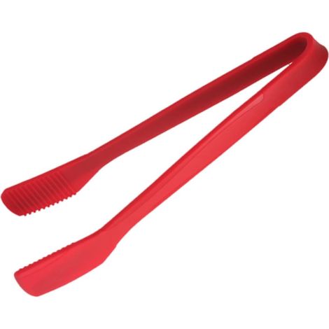 Pince à Barbecue Rouge en Acier Inoxydable et Silicone Pince Alimentaire Antidérapante Portable Cuisine et Parties (1/5)