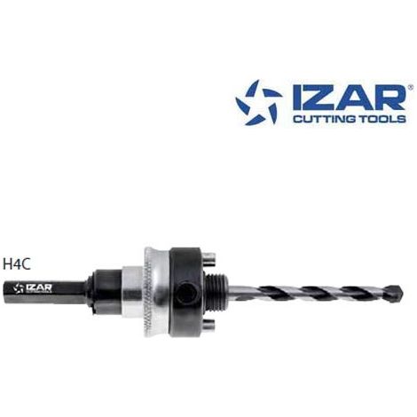 arbre trépan Izar H4C queue hexagonale pour scie cloche 32-210 mm