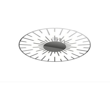 Plafoniera-Applique Moderna Around You Metallo Cromo Led A Vista 61W 3000K
