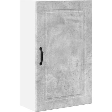 Meuble mural de cuisine,Armoire de cuisine avec étagère Gris béton 50 x 31 x 80 cm CFW54446 (1/5)